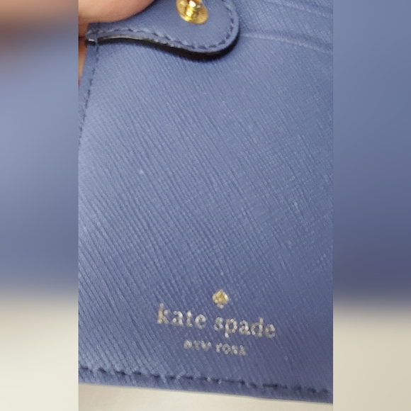 Kate Spade Blue Two Tone Wallet Slim - Picture 5 of 11